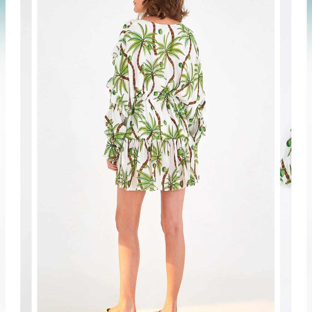 Farm Rio Swinging palms mini dress - Picture 4 of 5